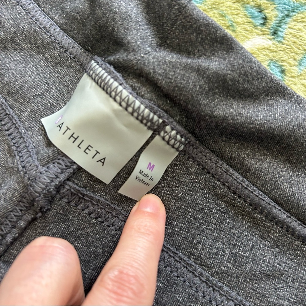 Athleta dark gray drawstring hiking Bermuda shorts - Picture 6 of 9